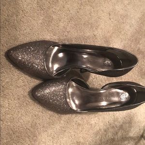 Anne Klein glitter pumps